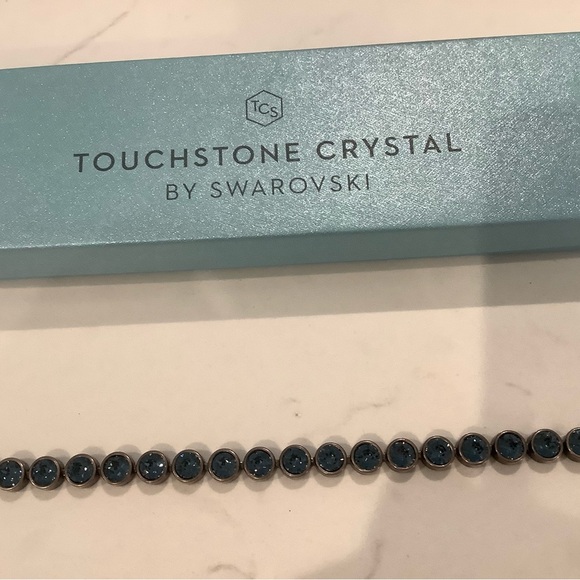 Touchstone Crystal Vintage Denim Ice Bracelet - Picture 2 of 3